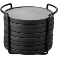 Dorre - Glasbrikker Greta 8-pak - Sort - Bar- & drinkstilbehør - - Homeroom