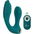 Couples Choice Hands-free - håndfri vibrator (turkis)