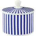Spode - Overdækket sukkerskål Steccato 0,29 L - Blå - Serverings- & salatskåle - - Homeroom