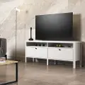 Hannah Home - TV-bænk Freeza - Hvid - Tv-bænke & mediebænke - - Homeroom