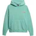 Superdry Superdrytil kvinder. W2012281A Essential Sweatshirt grøn (L), Casual, Bomuld