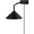 Globen Lighting - Væg lampe kurve - Sort - Væglamper - - Homeroom
