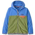Patagonia Micro D Snap Kids Hættetrøje med lynlås grøn