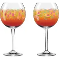 Ritzenhoff - Summer Breeze Drinkglas 2-p No: 3 & 4 - Flerfarvet - Drinksglas & shotglas - - Homeroom
