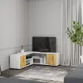 Hannah Home - TV-bænk Rosa - Hvid - Tv-bænke & mediebænke - - Homeroom