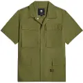 G-Star G-Startil mænd. D24290-C973-G985 R-3N Slim overshirt grøn (XXL), Casual, Bomuld, Korte ærmer