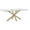 Kave Home - Spisebord Argo 90 x 160 cm - Transparent - Spiseborde - - Homeroom