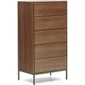 Kave Home - Kommode Vedrana, 5 skuffer - Brun - Kommoder - - Homeroom