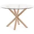 Kave Home - Bord Full Argo Ø 119 cm - Transparent - Spiseborde - - Homeroom