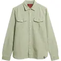 Superdry Merchant Linenblend Work Skjorte Med Lange ærmer
