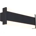 QAZQA Moderne væglampe sort 30 cm inkl. LED CCT IP54 - Vanya