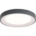 QAZQA Moderne loftslampe grå med hvid 48 cm inkl. LED dæmpbar RGB - Kanton
