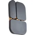 QAZQA Design væglampe sort 3-lys - Planes