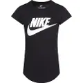 Nike Nikeunisex til børn. 36F269 Futura T-shirt sort (3años= 92/98 cm), Casual, Sport, Bomuld, Multisport, Korte ærmer, børnetøj