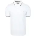 Gant Ganttil mænd. 2062034 Pique polo shirt med hvid piping (XL), Casual, Bomuld, Korte ærmer