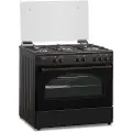 Vitrokitchen Ru9060b 90x60 Cm Butan Gas Køkken Med Ovn 5 Blus