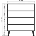 Hannah Home - Opbevaringsskab - Form - Brun - Skænke & sideboards - - Homeroom