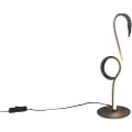 TRIO Design bordlampe sort inkl. LED - Ingo