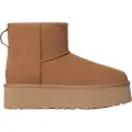 Ugg UGGtil kvinder. 1134991 Læderstøvler W Classic Mini brown (39), Brun, 3-5 cm, Ingen, Casual