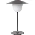 Blomus Bærbar bordlampe ANI L 49 cm, LED, hvid, Blomus