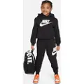 Nike Todelt Nike Club Fleece Set-sæt til mindre børn - sort
