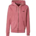 Superdry Essential Logo Washed Sweatshirt Med Lynlås