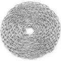 Vevor Proof Coil Chain, 1/8" x 33', 350 lbs sikker arbejdsbelastning, zinkbelagt, testet spiralkæde med to hurtigled, galvaniseret kulstofstålkæde til bugsering, ophængning, camping, bugsering af kæle