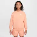 Nike Oversized Nike Sportswear Club Fleece-sweatshirt til større børn - Orange