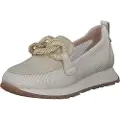 Hispanitas Hispanitastil kvinder. HV254065 Beige Kansas-mokkasiner i læder (37), Fast, 1-3 cm, Ingen, Casual