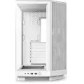NZXT H6 Flow Compact Dual Chamber with RGB - Matte White - Kabinet - Miditower - Hvid