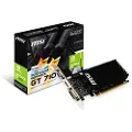 MSI GeForce GT 710 Silent - 2GB GDDR3 RAM - Grafikkort