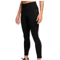 Nike Fast-7/8-leggings med mellemhøj talje til kvinder - sort