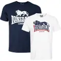 Lonsdale Loscoe T-shirt Med Korte ærmer 2 Enheder