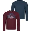 Lonsdale Ayrshire T-shirt Med Lange ærmer 2 Enheder