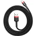 Baseus Cafule USB Lightning Cable 1.5A 2m (Black+Red)