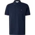 Calvin Klein Jeans Calvin Klein Jeanstil mænd. LV040EM269 Navy piqué polo shirt (M), Casual, Bomuld, Korte ærmer, Blå