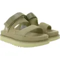Ugg UGGtil kvinder. 1167399 Goldenstar Glide sandaler i beige læder (39), Fast, Ingen, Casual