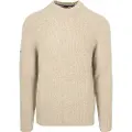 Superdry Superdrytil mænd. M6110634A Tyk beige raglan-trøje (XL), Casual, Polyester