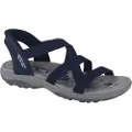 SKECHERS Skecherstil kvinder. 163460 Sandaler Reggae Slim navy (37), Blå, Fast, Ingen, Casual