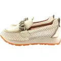 Hispanitas Hispanitastil kvinder. HV253948 Beige Kansas-mokkasiner i læder (36), Fast, 1-3 cm, Ingen, Casual