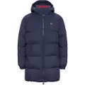 Tommy Hilfiger Tommy Jeanstil mænd. DM0DM20466 Parka Essential Down navy (M), Casual, Polyester, Blå