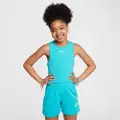 Nike Ribbet Nike Sportswear-tanktop til piger - grøn