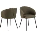 AC Design - Eleanor spisebordsstol med armlæn - Grøn - Stole med armlæn - - Homeroom