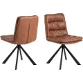 AC Design - Dean spisebordsstol 2-pak - Brun - Stole - - Homeroom