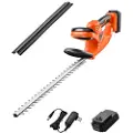 Vevor Elektrisk Hækkeklipper, 1200 RPM, Akku Hækkeklipper til Lave Grene, 20V 2A Batteri, Busktrimmer med 20" Dual Action-klinge og sikkert design, Havetrimmer til Havepleje