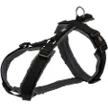 Trixie Premium Trekking Hundesele - sort/grafit - XL