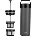 Espro Fransk presse kaffemaskine ULTRALIGHT PRESS P0 470 ml, grå, rustfrit stål, Espro