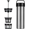 Espro Fransk presse kaffemaskine ULTRALIGHT PRESS P0 470 ml, sølv, malet rustfrit stål, Espro
