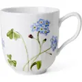 Kähler Kop HAMMERSHOI SUMMER - FORGET ME NOT 330 ml, hvid, porcelæn, Kähler