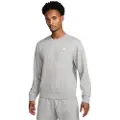 Nike Club-crewtrøje i french terry til mænd - grå
